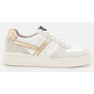  δερμάτινα αθλητικά παπούτσια allsaints vix suede sneaker χρώμα: άσπρο, w125fb