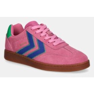  σουέτ αθλητικά παπούτσια hummel vm78 cph lz χρώμα: ροζ, 226234