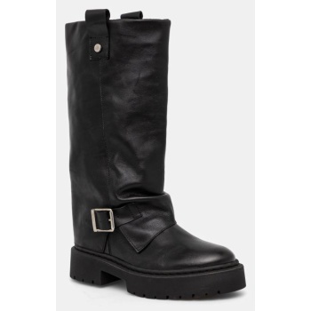 δερμάτινες μπότες steve madden godiva