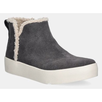 σουέτ μπότες toms verona mid χρώμα