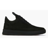  σουέτ αθλητικά παπούτσια filling pieces low top ripple χρώμα μαύρο