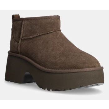 σουέτ μπότες ugg classic ultra mini new