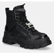  αρβύλες buffalo aspha com3 mid b bs χρώμα: μαύρο, 1430016-blk