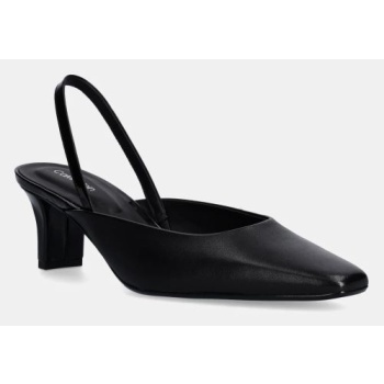 δερμάτινα γοβάκια calvin klein heel