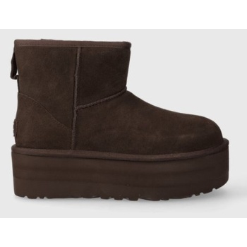 μπότες χιονιού σουέτ ugg classic mini