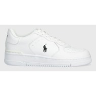 sneakers  polo ralph lauren masters crt χρώμα: άσπρο, 809891791009