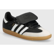  δερμάτινα αθλητικά παπούτσια adidas originals samba lt χρώμα: μαύρο, ig2010