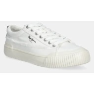  πάνινα παπούτσια pepe jeans ben fresh w χρώμα: άσπρο, pls31589