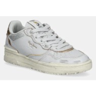  αθλητικά pepe jeans chester distress w χρώμα: γκρι, pls00033