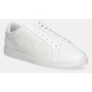  αθλητικά calvin klein jeans low profile cupsole cm χρώμα: άσπρο, ym0ym01190