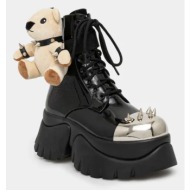  δερμάτινα workers koi footwear x rocky horror show eddie’s teddy χρώμα: μαύρο, eddie s teddy