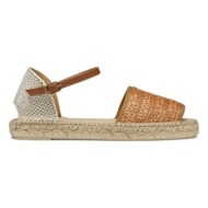  εσπαντρίγιες geox d lampedusa χρώμα: καφέ, d55v0b 02mlm c5fh6