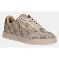  πάνινα παπούτσια guess jazlie2 χρώμα: χρυσαφί, fljjz2 fal12