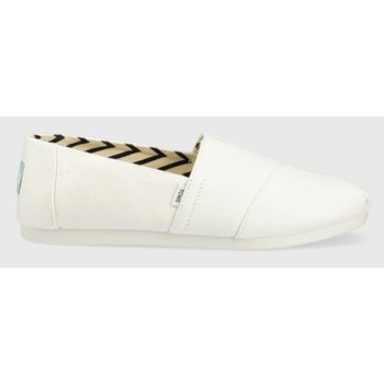 εσπαντρίγιες toms alpargata χρώμα άσπρο