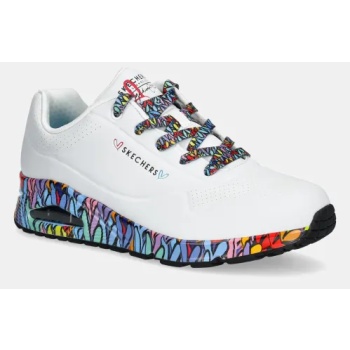 αθλητικά skechers uno χρώμα άσπρο