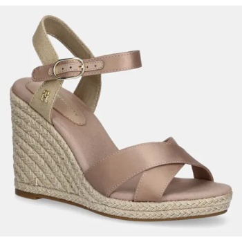 σανδάλια tommy hilfiger satin high