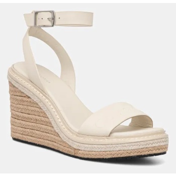 δερμάτινα σανδάλια calvin klein wedge