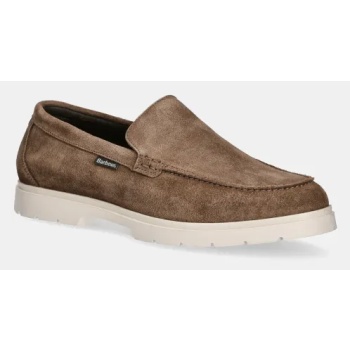 μοκασίνια σουέτ barbour carty χρώμα