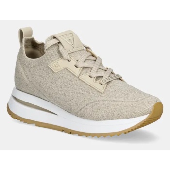 αθλητικά guess esti χρώμα μπεζ, flpest