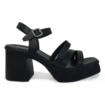 σανδάλια altercore pia black χρώμα