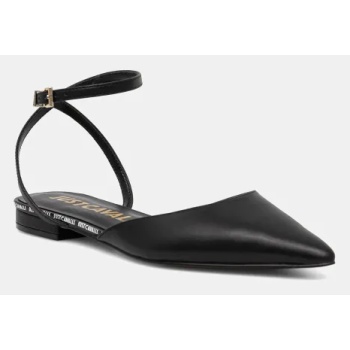 μπαλαρίνες just cavalli χρώμα μαύρο