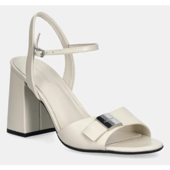 σανδάλια nubuck calvin klein heel