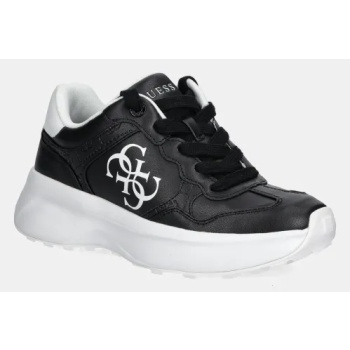 αθλητικά guess luckei χρώμα μαύρο