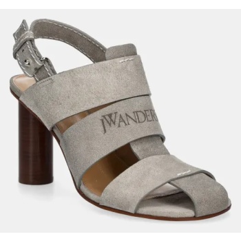 σανδάλια σουέτ jw anderson χρώμα γκρι