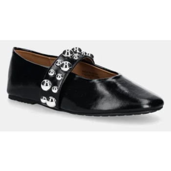 μπαλαρίνες bianco bialuna χρώμα μαύρο