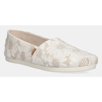 πάνινα παπούτσια toms eyelet χρώμα
