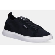  αθλητικά tommy hilfiger light cupsole knit seasonal χρώμα: ναυτικό μπλε, fm0fm05403