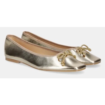 μπαλαρίνες answear lab χρώμα χρυσαφί