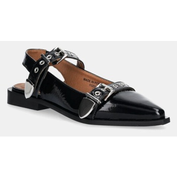 δερμάτινες μπαλαρίνες bianco