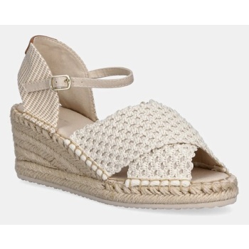 σανδάλια gant luliza χρώμα μπεζ