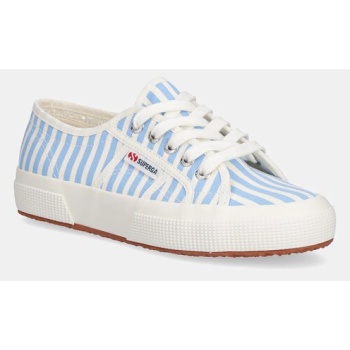 πάνινα παπούτσια superga stripes print
