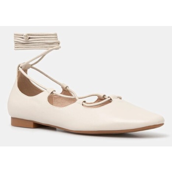 μπαλαρίνες answear lab χρώμα μπεζ