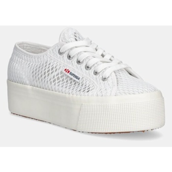 πάνινα παπούτσια superga mesh χρώμα