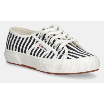 πάνινα παπούτσια superga stripes print