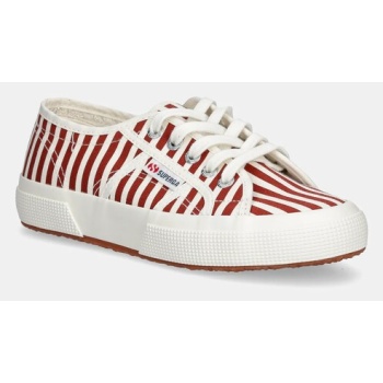 πάνινα παπούτσια superga stripes print