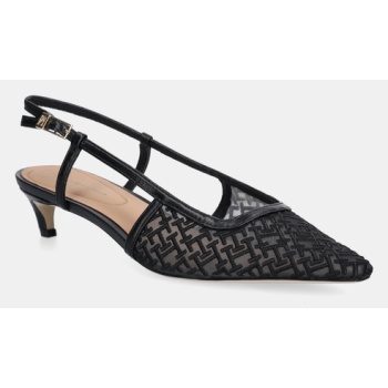 γόβες tommy hilfiger mono squared toe