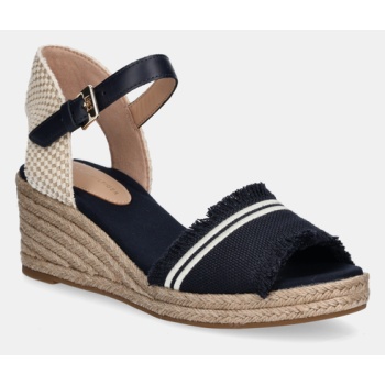 σανδάλια tommy hilfiger fringe canvas