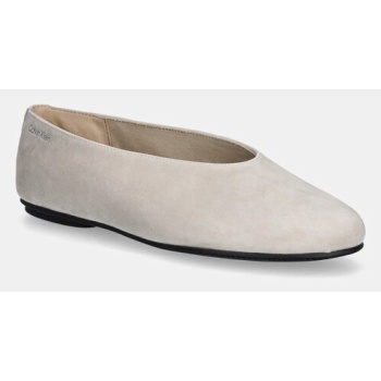 μπαλαρίνες σουέτ calvin klein ballerina