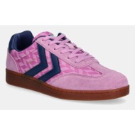  αθλητικά hummel hummel x community love χρώμα: μοβ, 227921