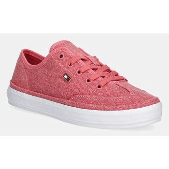 πάνινα παπούτσια tommy hilfiger washed