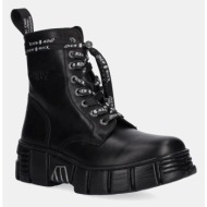  δερμάτινα workers new rock crust negro + tower casco χρώμα: μαύρο, m-wall084np-c8