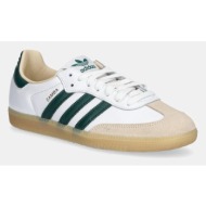  δερμάτινα αθλητικά παπούτσια adidas originals samba og χρώμα: άσπρο, js3831