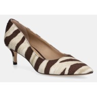  γόβες lauren ralph lauren adrienne χρώμα: καφέ, 802974354001