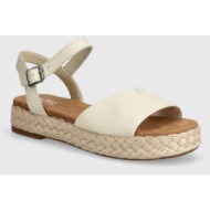  σανδάλια toms abby χρώμα: μπεζ, 10020768