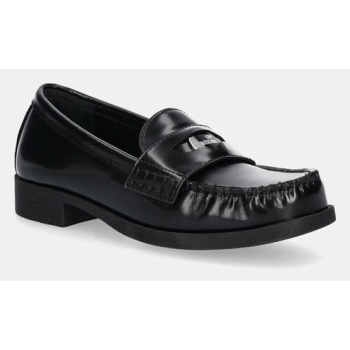 δερμάτινα μοκασίνια love moschino