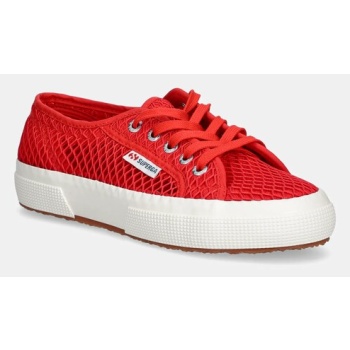 πάνινα παπούτσια superga mesh χρώμα
